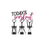 (image for) A Wine Saying - Today's Workout